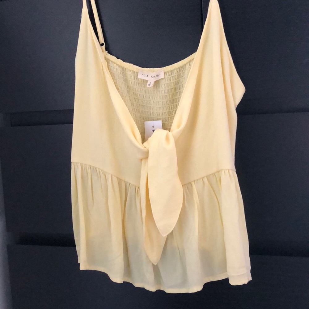 Light Yellow Tank Top from Pacsun